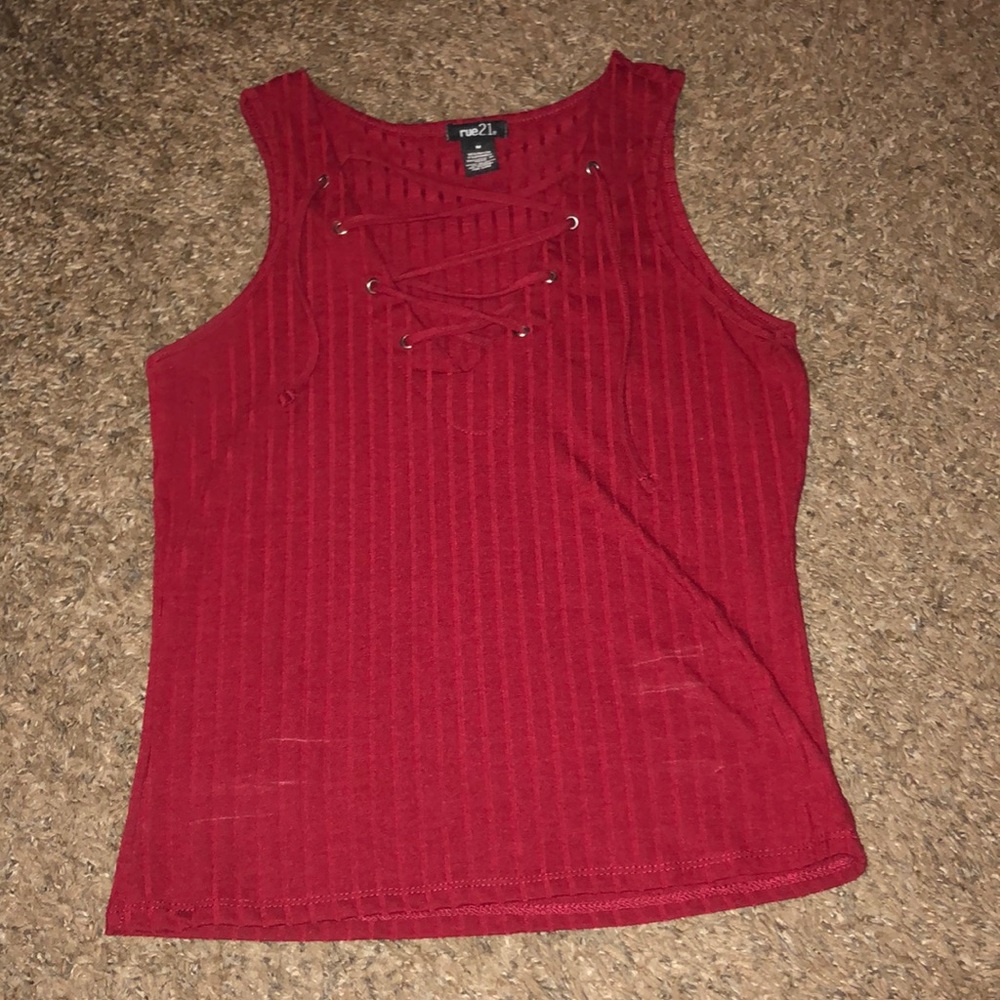 Rue21 red tank